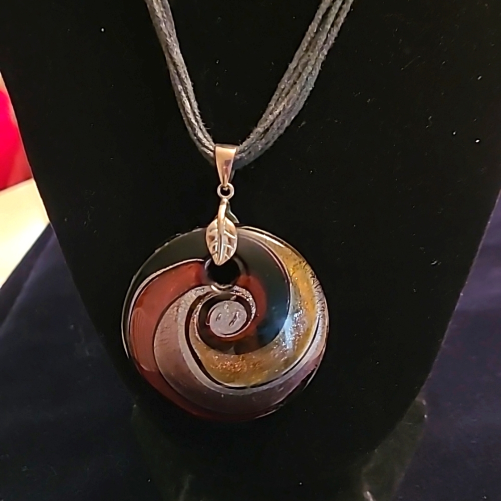 Murano Glass Pendant Necklace